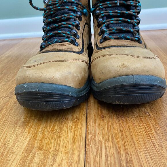 Red Wing Shoes Tradeswoman Boots Womens 9.5 B Waterproof Safety Toe Workwear - Picture 4 of 10